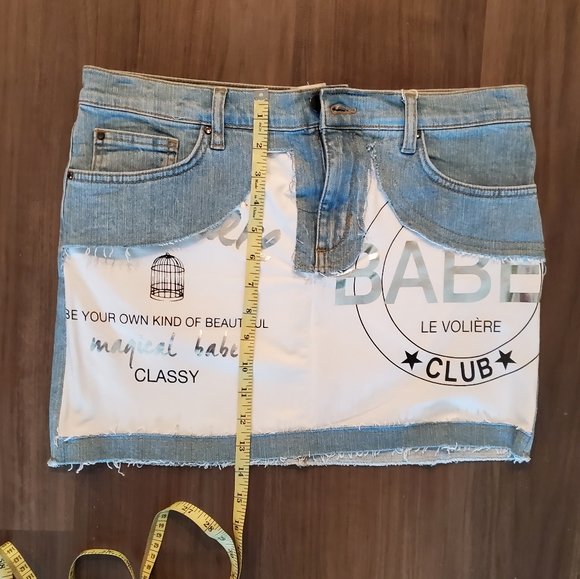 NWT - Le Volière Jeans Classy Skirt - Picture 5 of 10